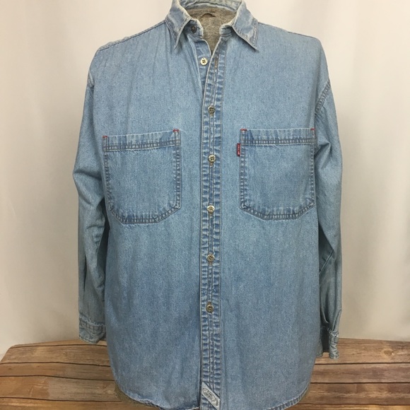 real denim shirt